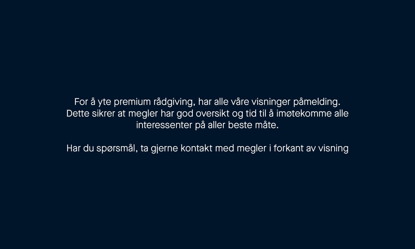 Meld deg på visning! Galleribilde