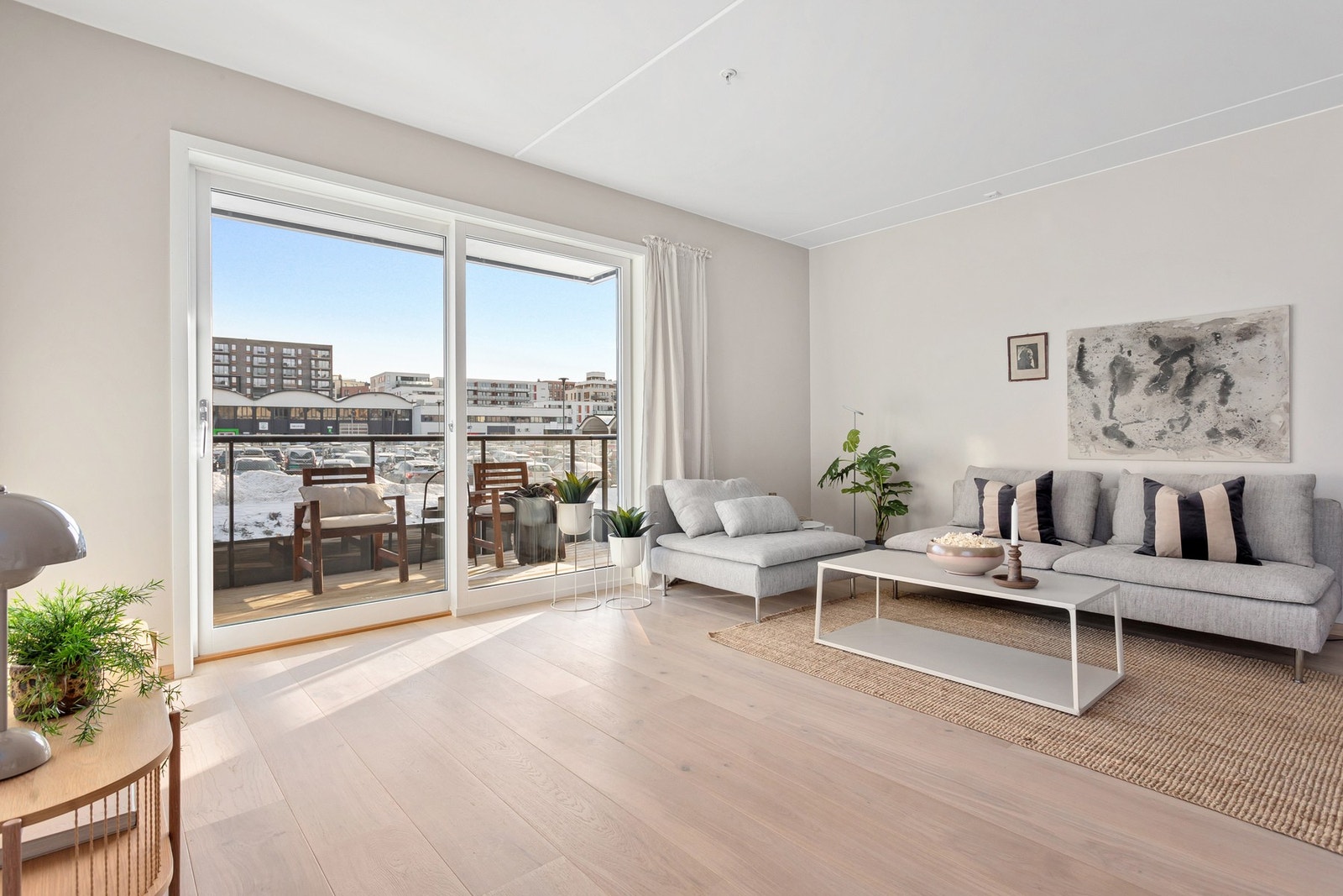 En lys og moderne 4-roms hjørneleilighet i et helt nytt og moderne bygg fra 2023. Galleribilde