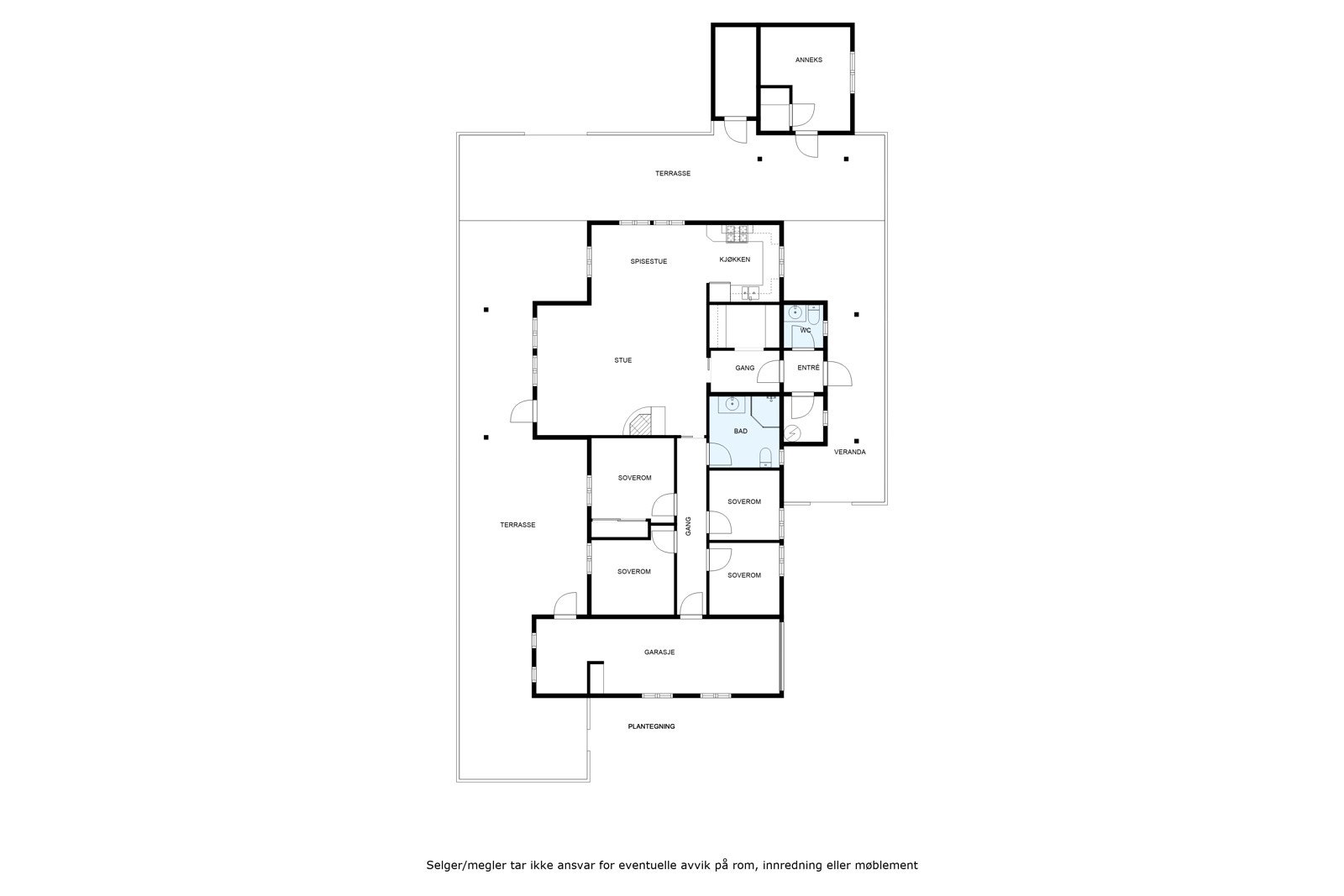 Plantegning Galleribilde