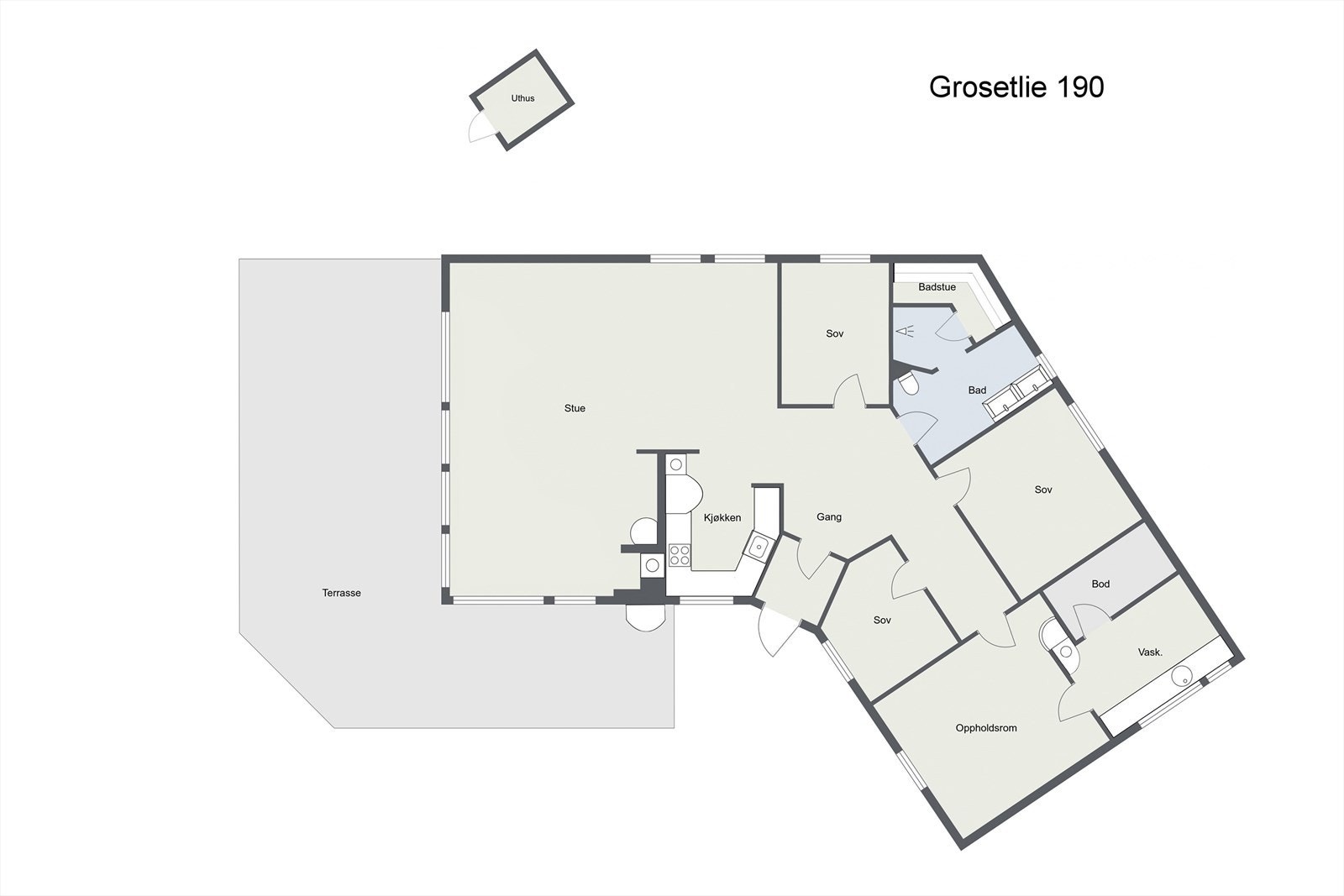 Plantegning Galleribilde