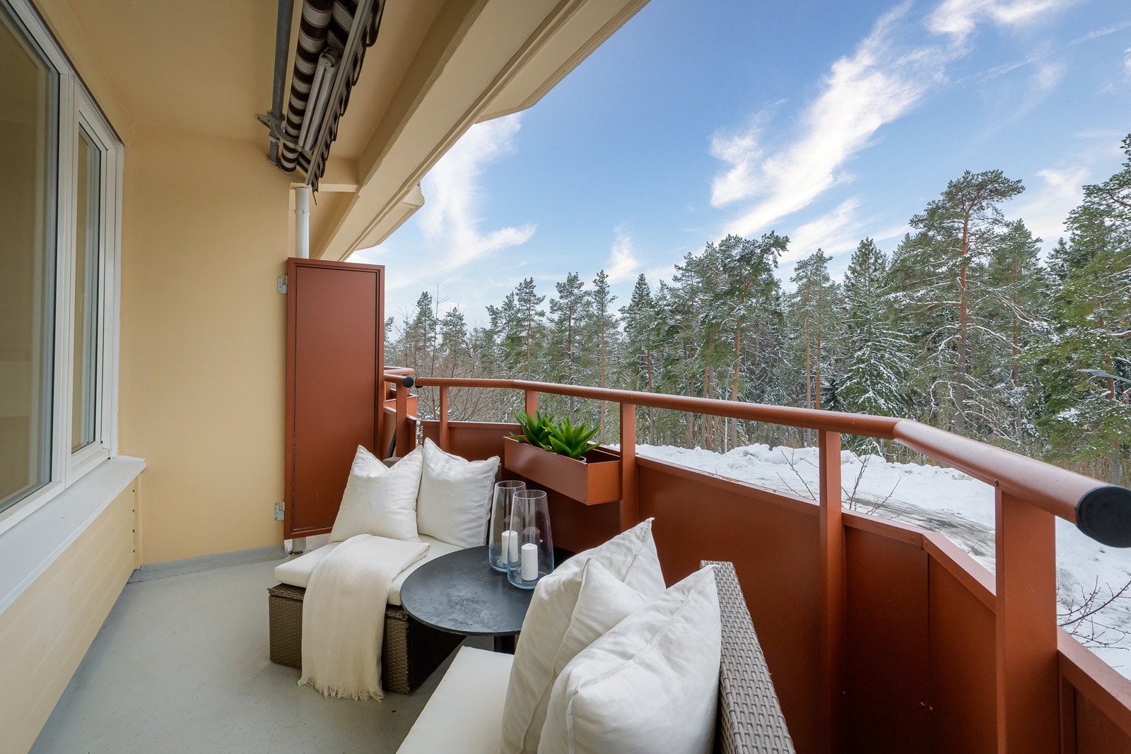 Uteplassen er på 7 kvm. Galleribilde