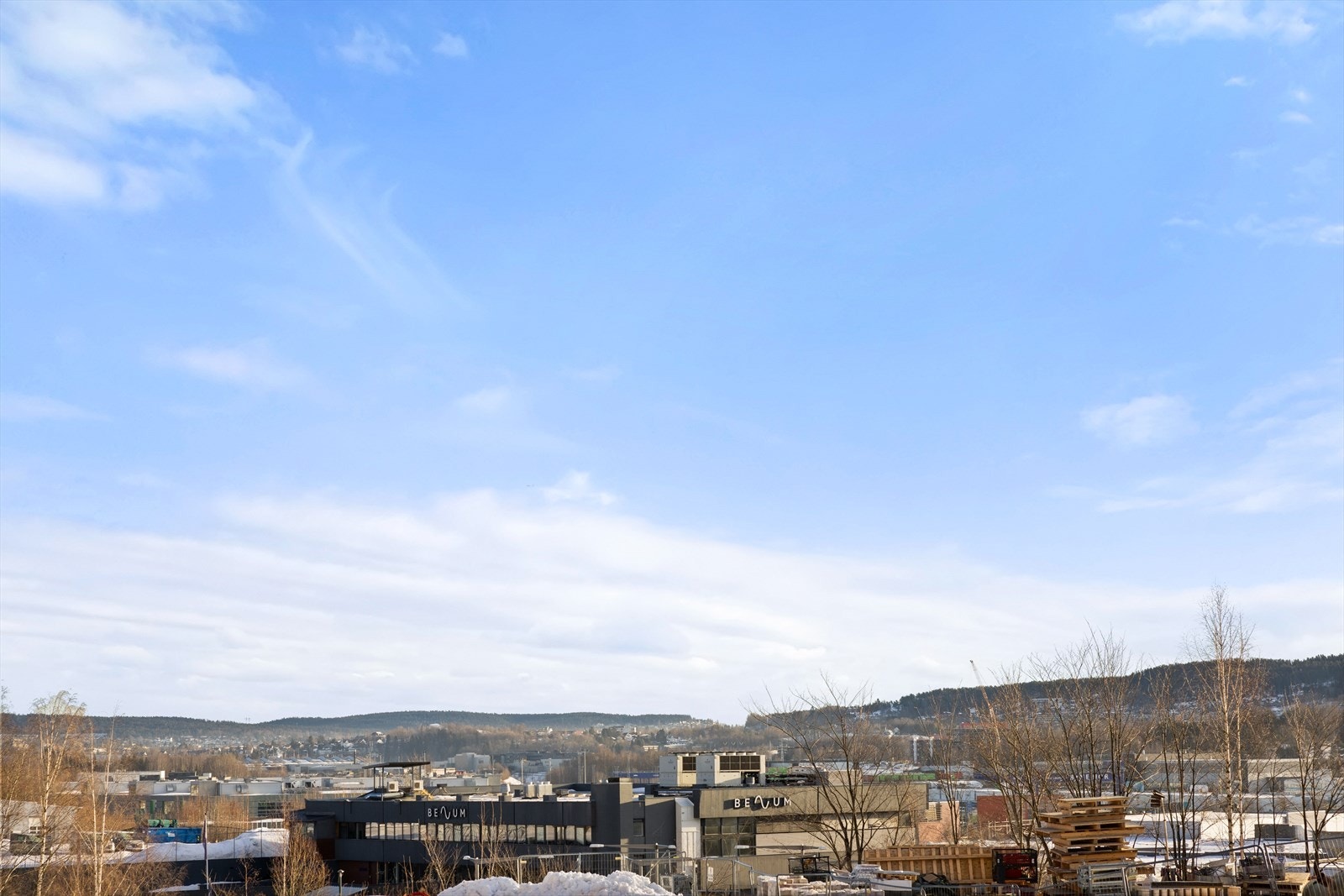 Utsikt fra takterrassen. Galleribilde