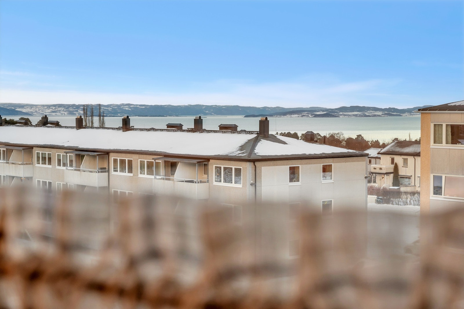 Fin utsikt fra kjøkkenet. Galleribilde