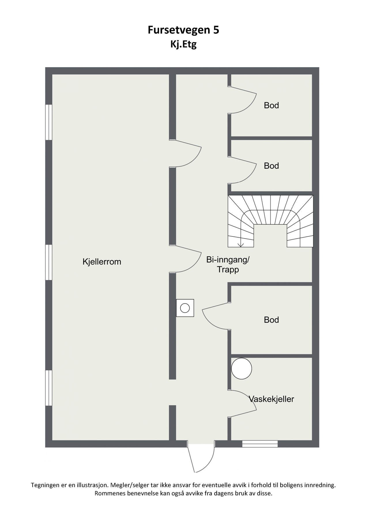 Plantegning 2D - U.etg Galleribilde