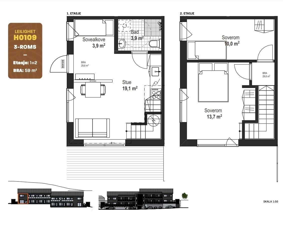 Plantegning Galleribilde