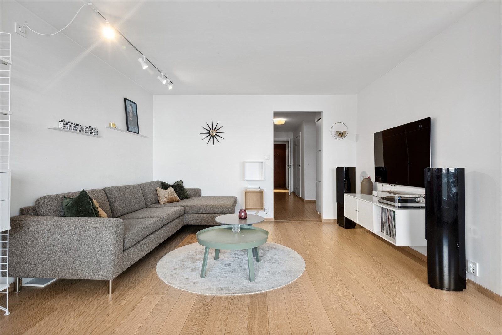 Leiligheten varmes opp med elektrisitet. Galleribilde