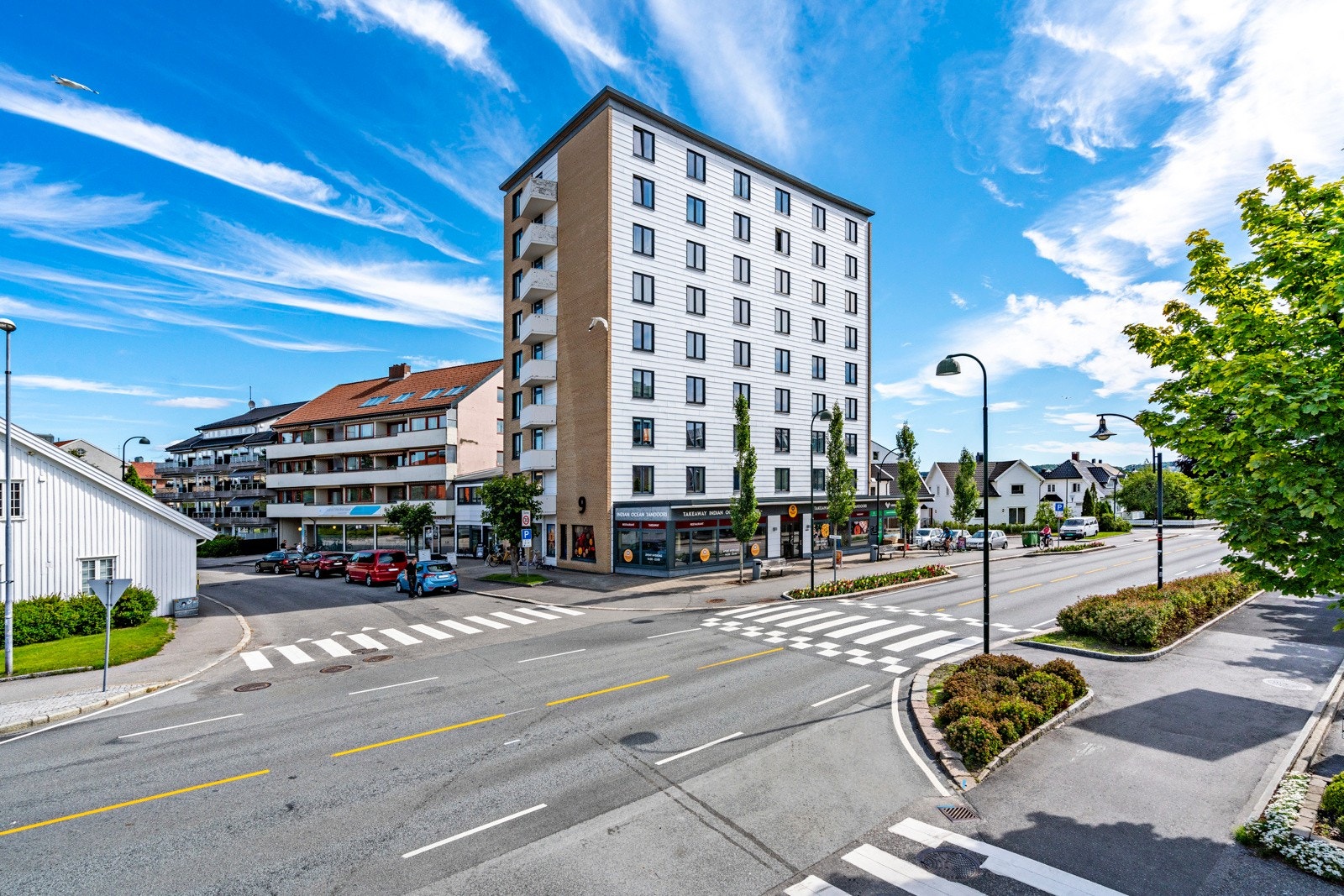 Leiligheten ligger i byggets 7. etasje Galleribilde