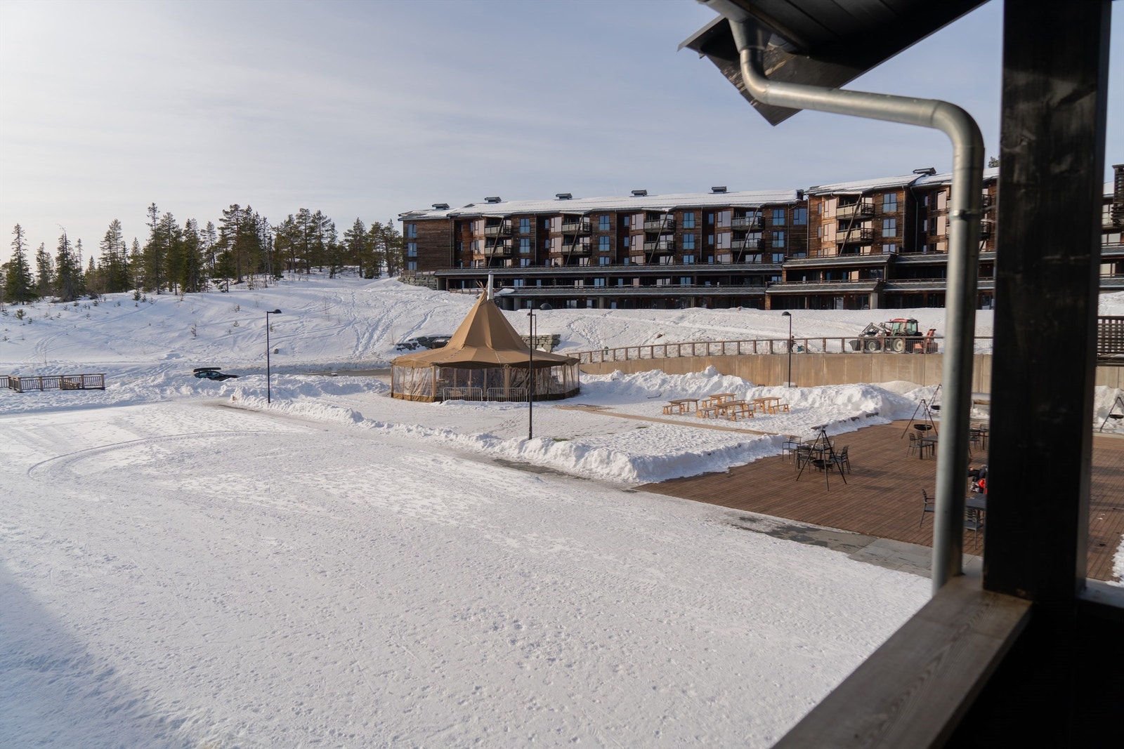 Utsyn fellesbalkong. Galleribilde