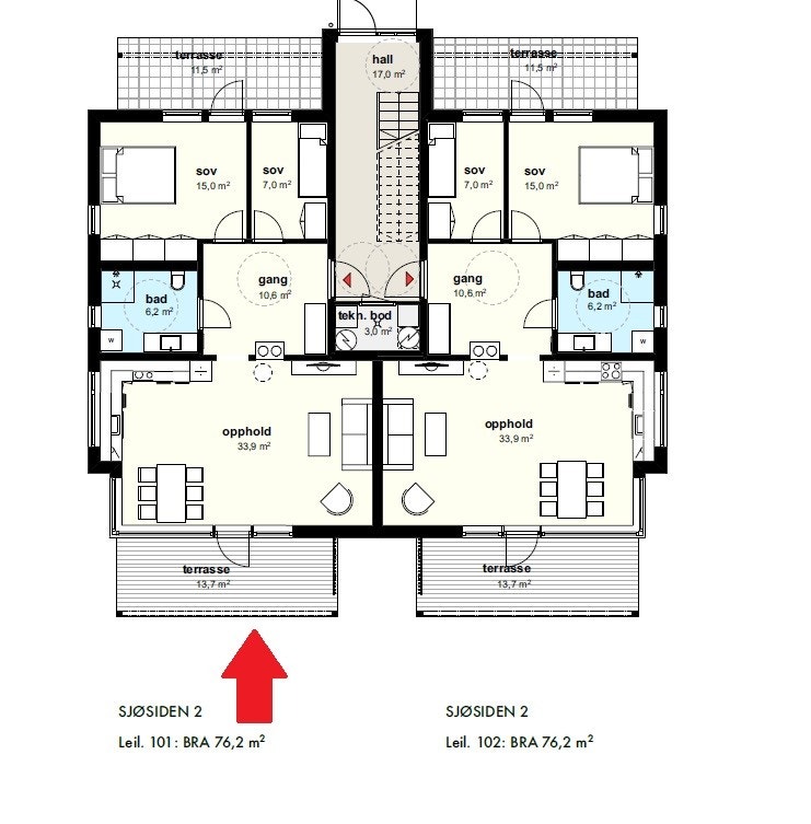 Plantegning Galleribilde