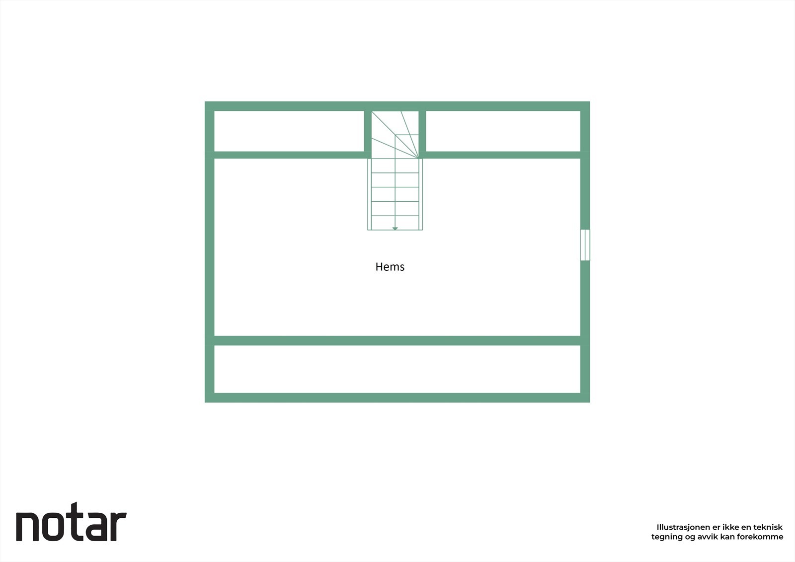 Plantegning 2. etasje Galleribilde
