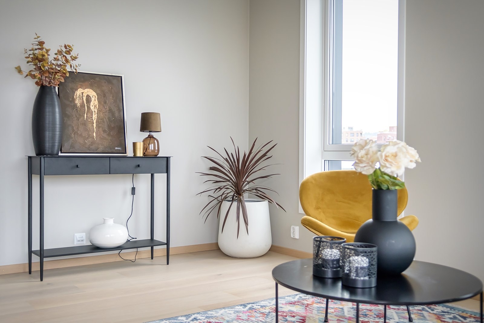 Detaljer i stue. Galleribilde