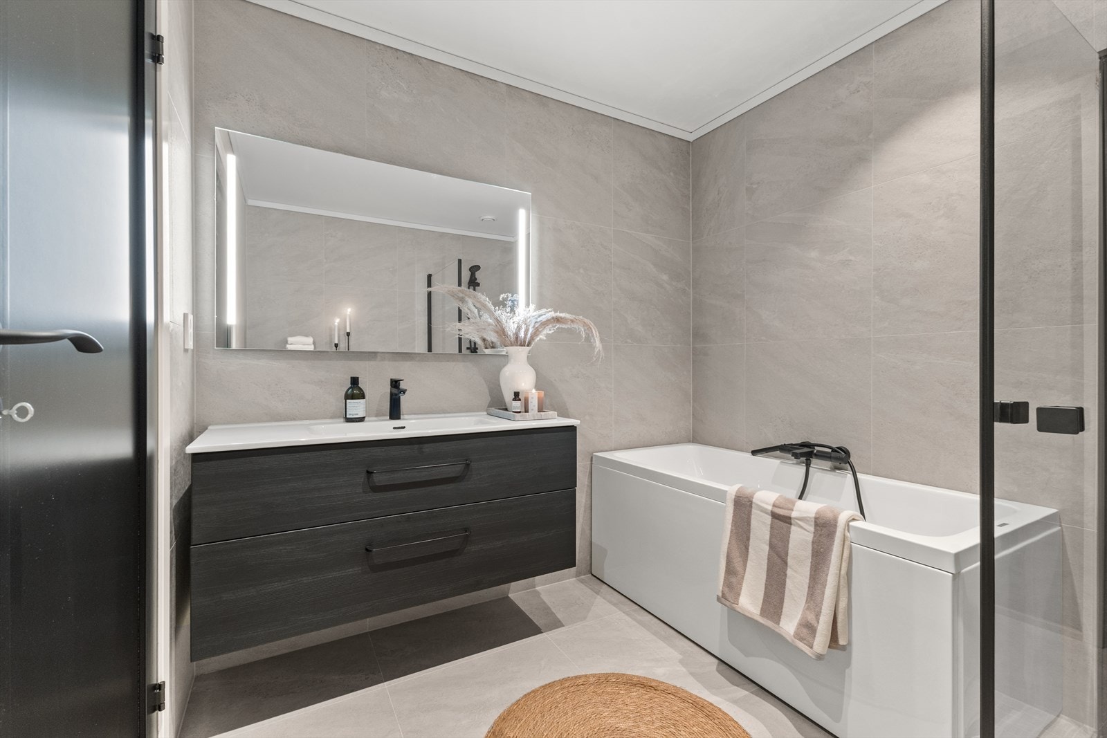 Praktisk familiebad. Galleribilde