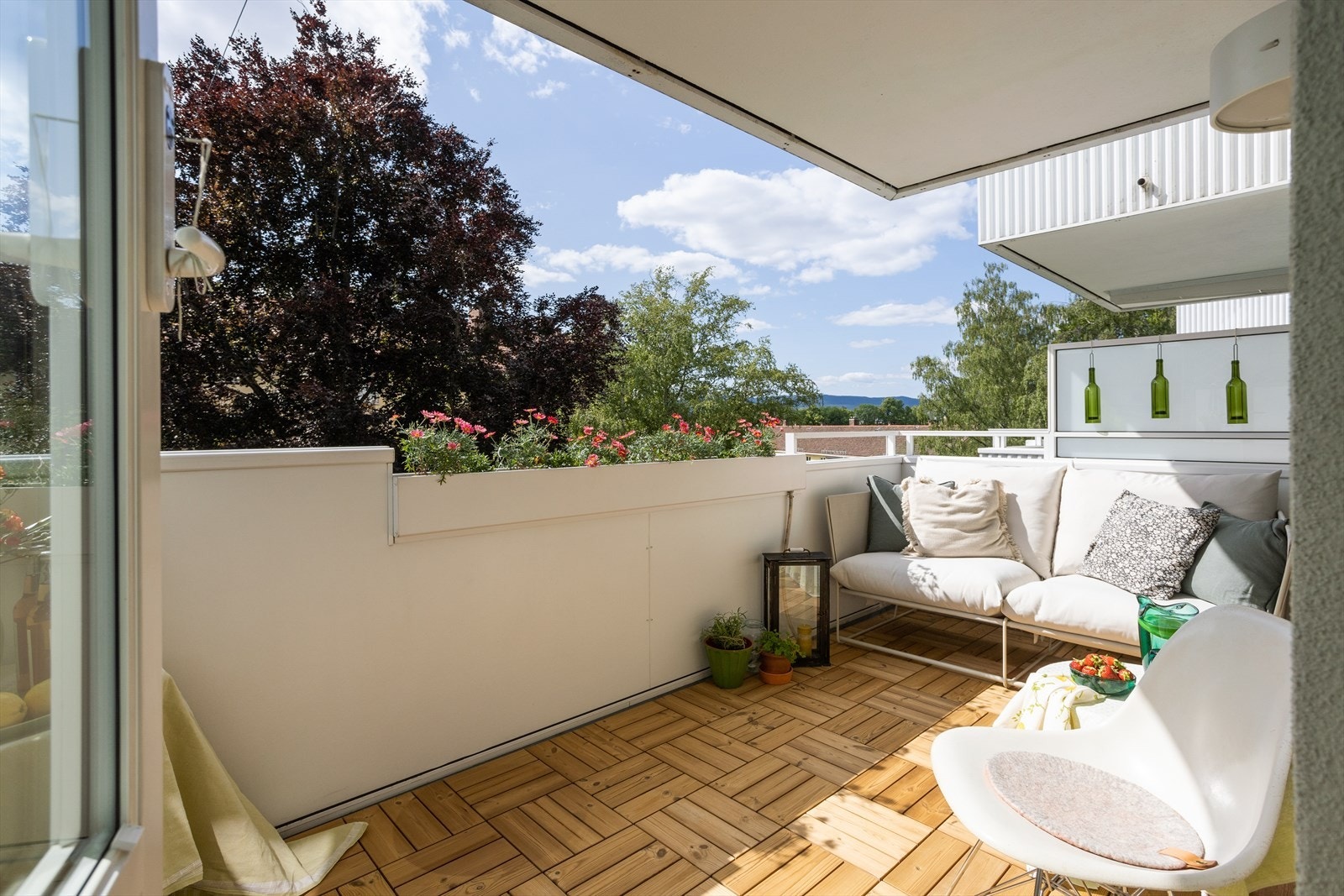 Den vestvendte balkongen gir deg svært gode solforhold Galleribilde