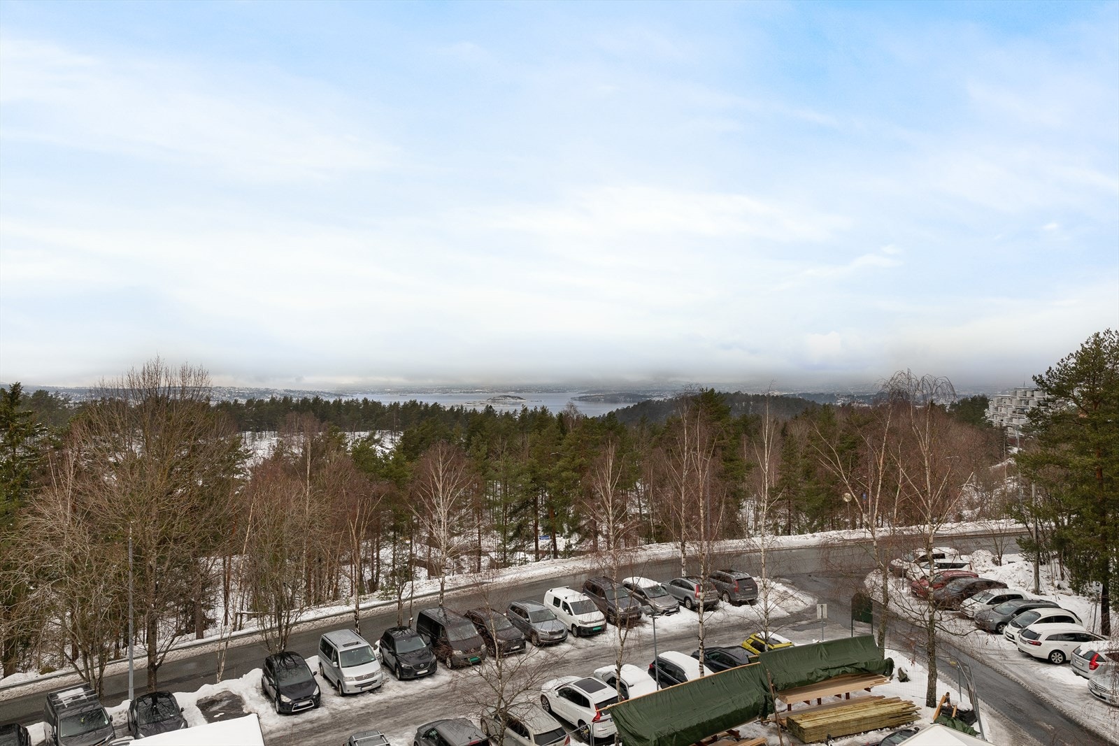 Overblikk fra balkong Galleribilde