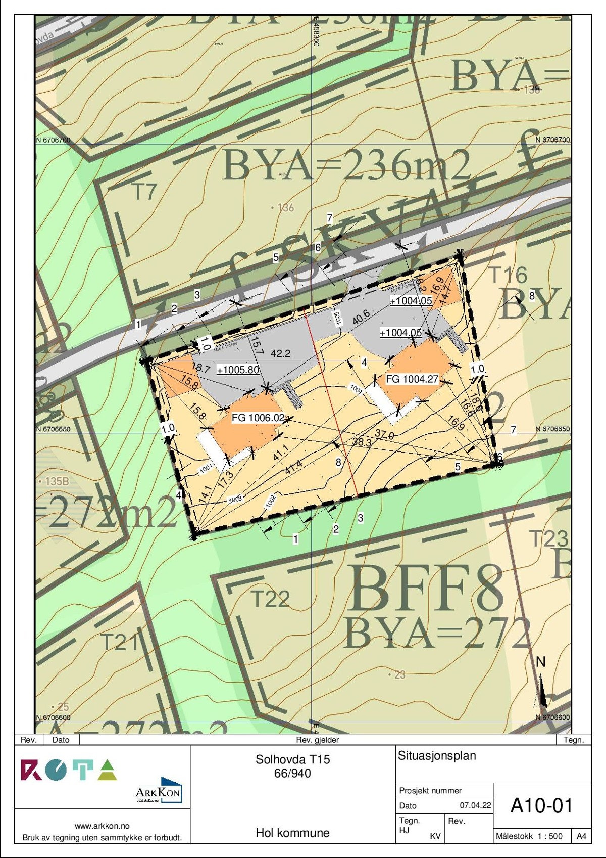 Situasjonsplan Galleribilde