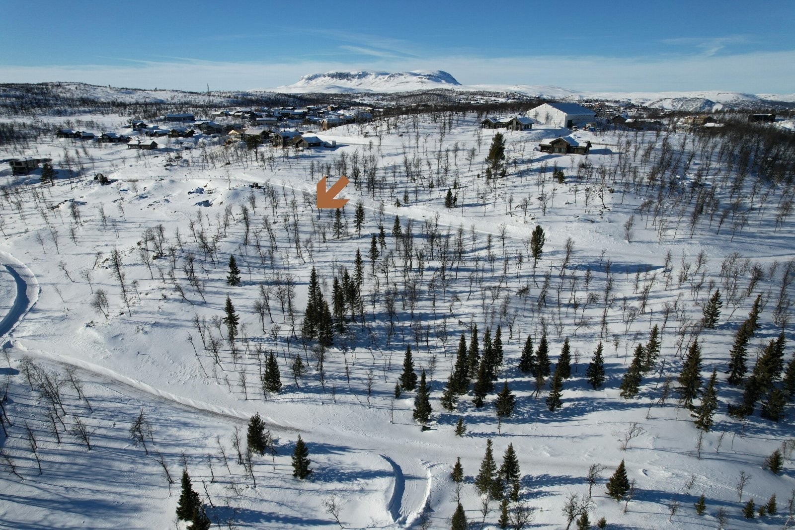 Områdebilde - pilens anvisning av plassering er kun retningsgivende Galleribilde