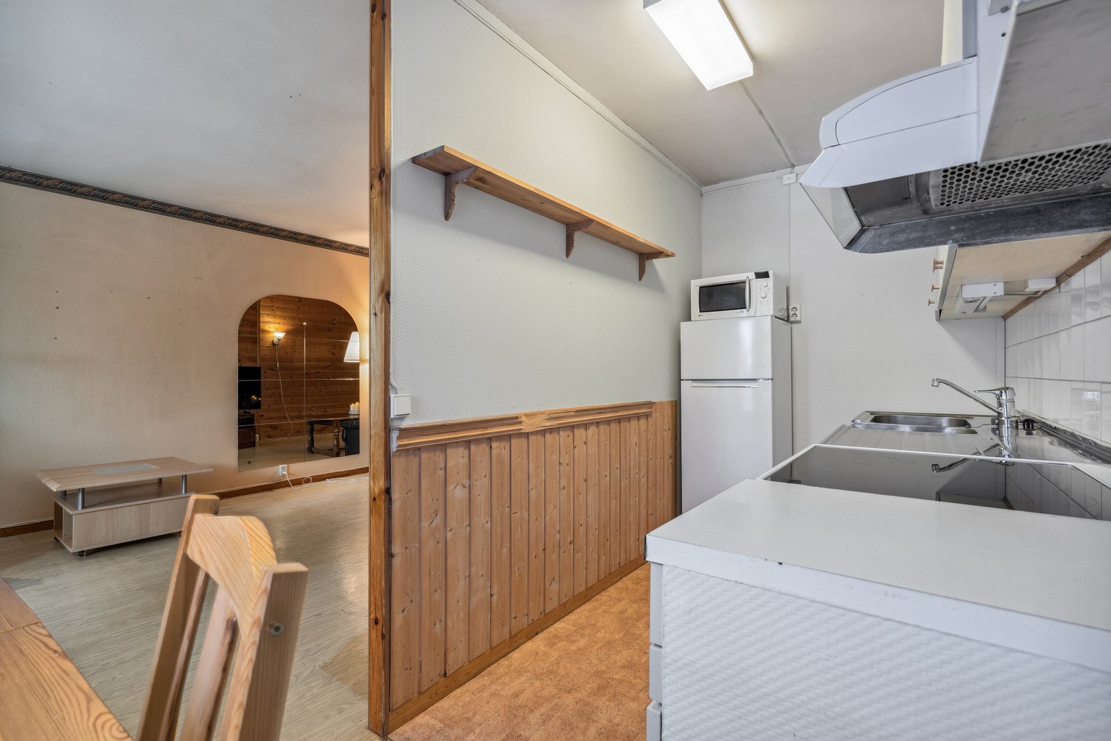 Kjøkkenet og stuen er på 31,2 kvm. Galleribilde