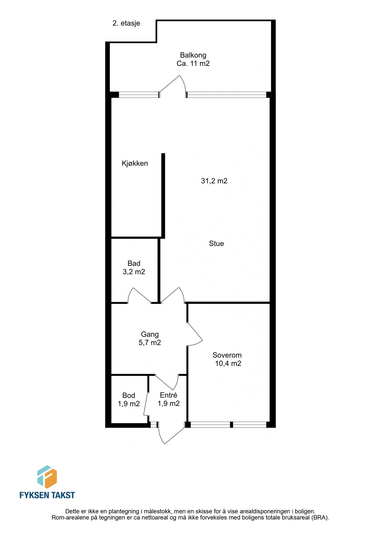 Planskisse Galleribilde