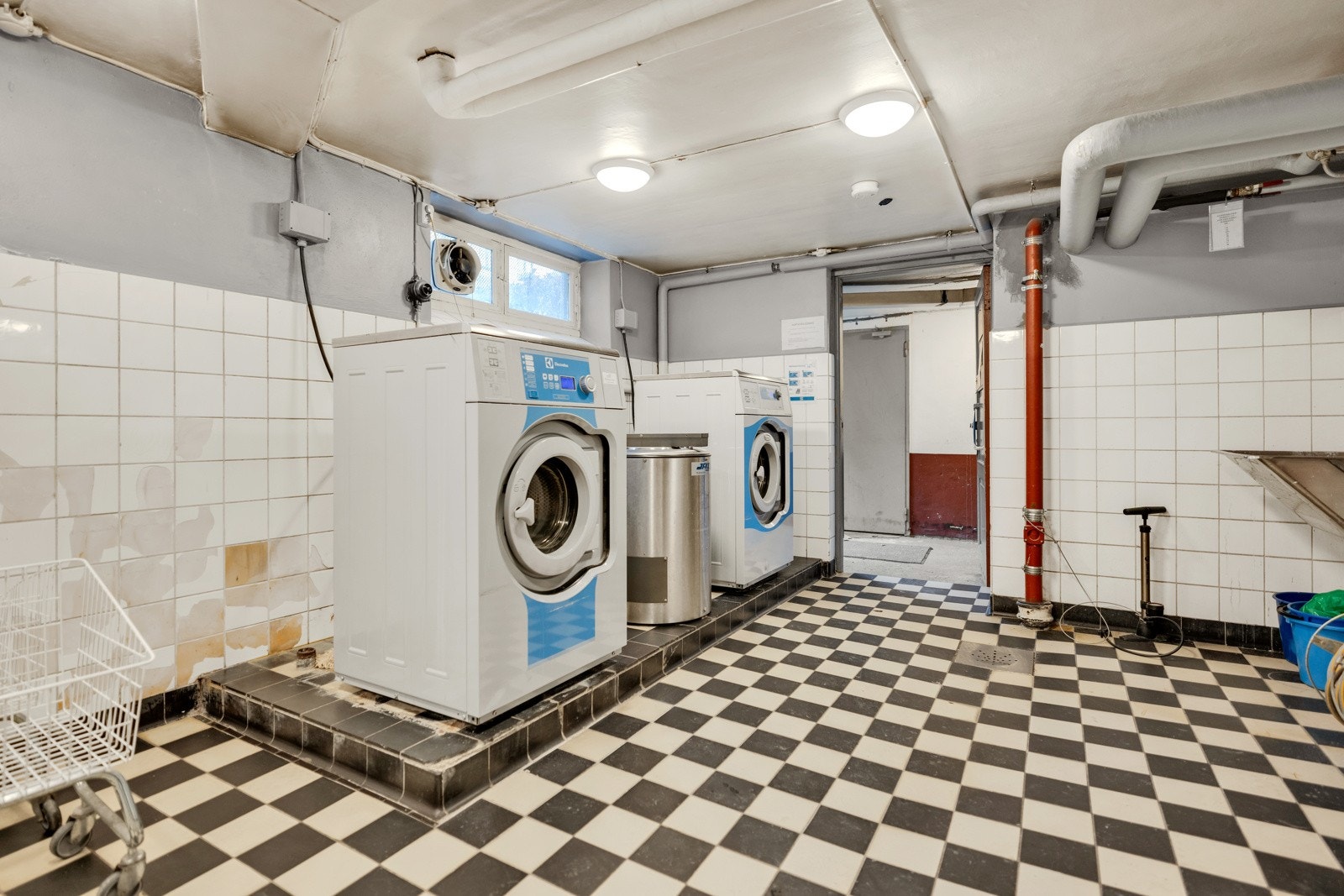 Sameiet har et fellesvaskeri i kjeller i Frydens gate 4A. Galleribilde