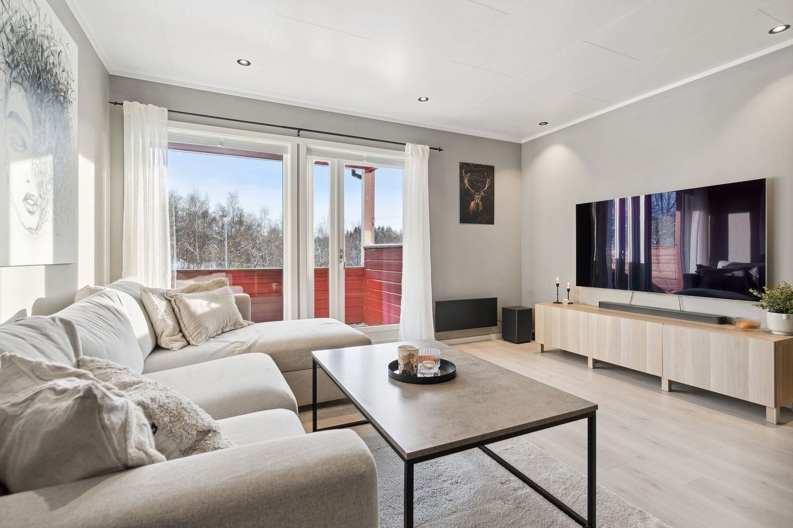 TV/Internett (fiberbasert) er inkludert i felleskostnadene og leveres fra Telenor Galleribilde