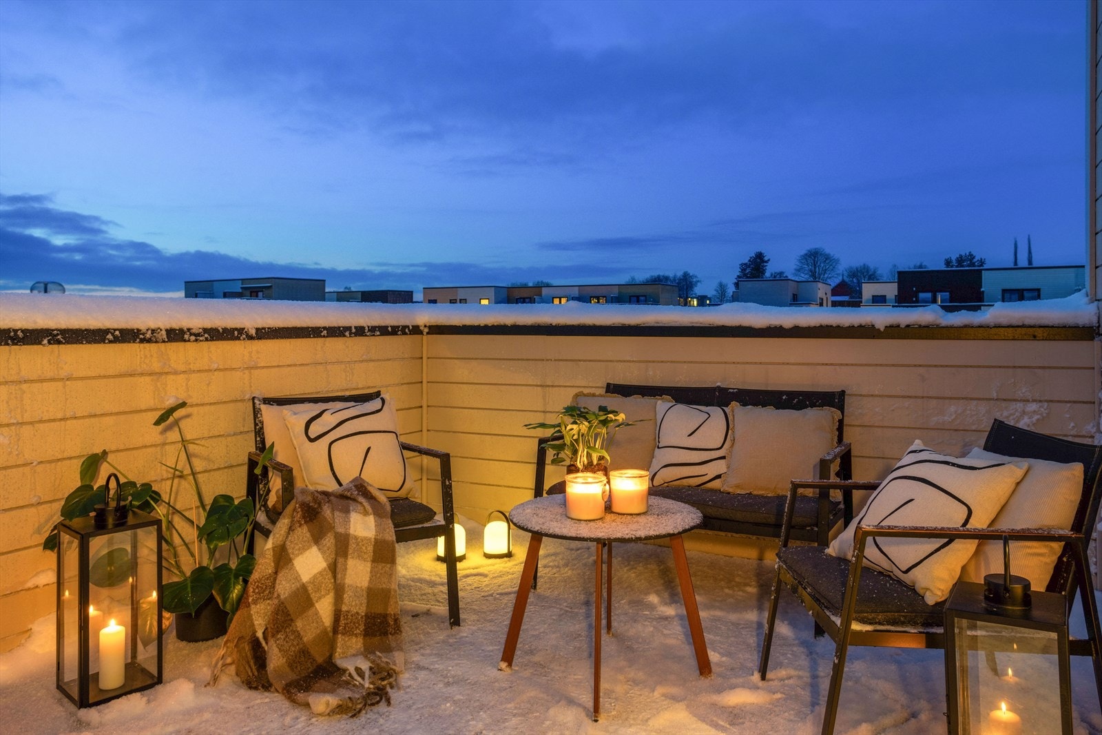 Alle uteplassene innbyr til både stille stunder og lange, sosiale kvelder. Galleribilde