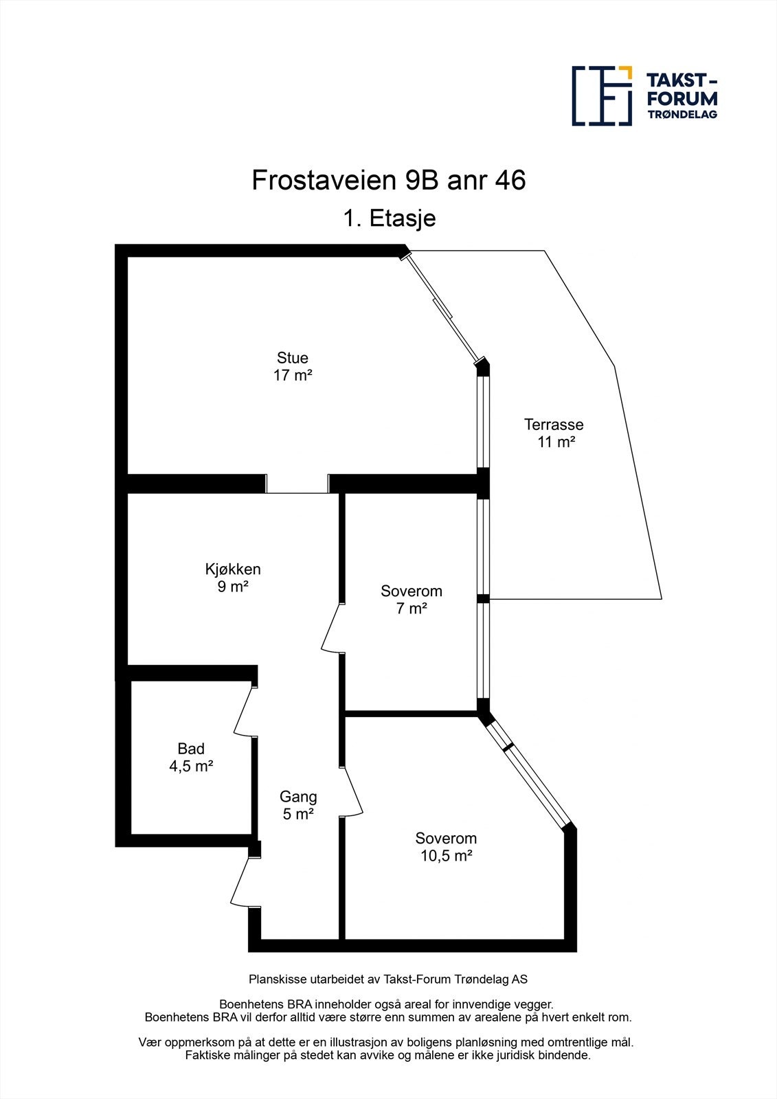 Plantegning 1.etg Galleribilde