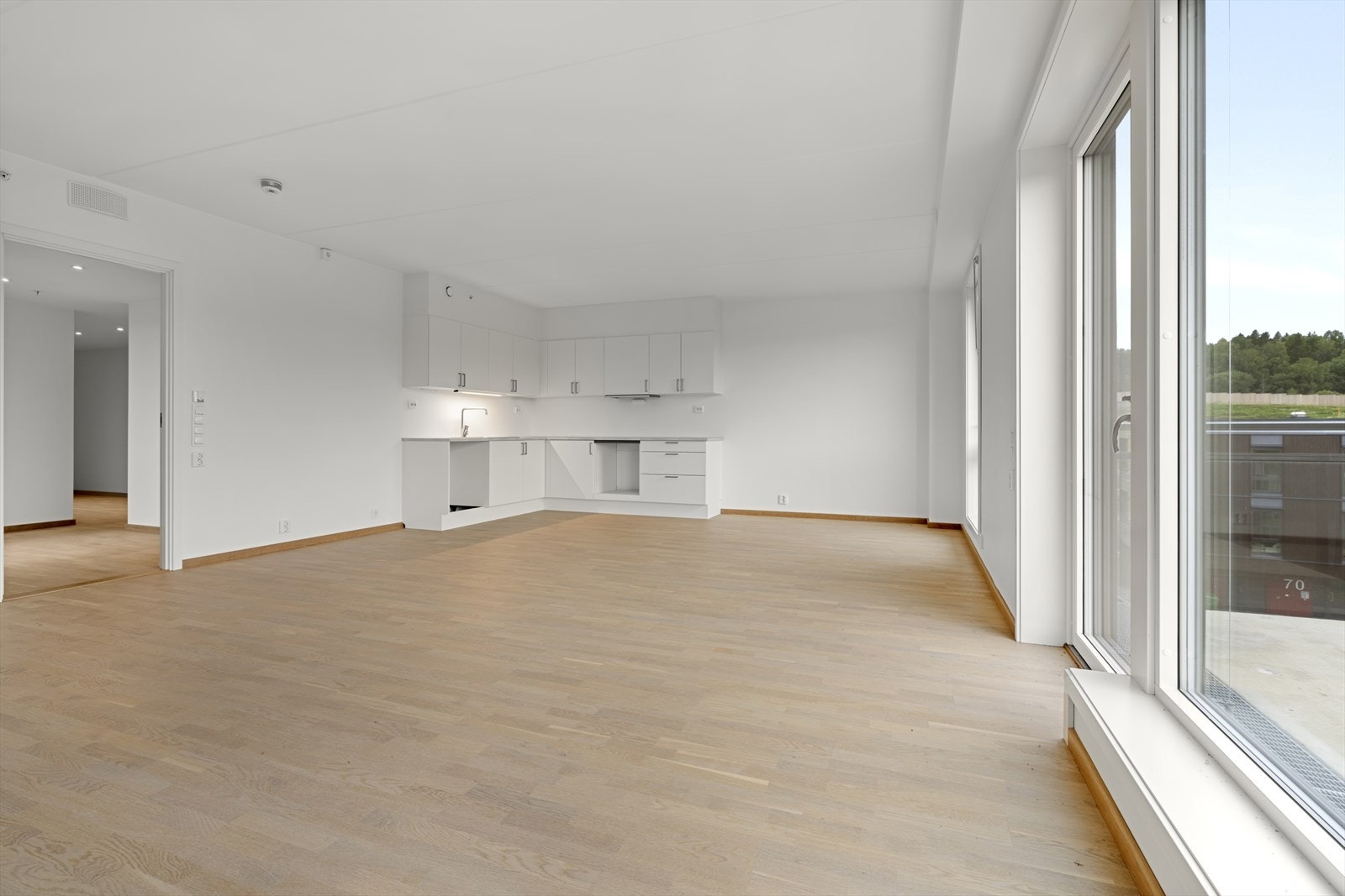Leiligheten er ubebodd og har garanti frem til 2027. Galleribilde