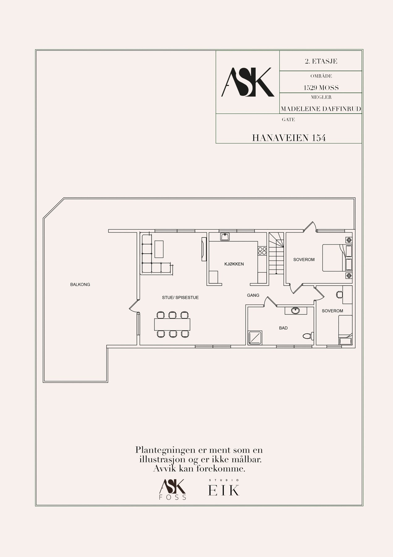 Plan 1. etasje Galleribilde