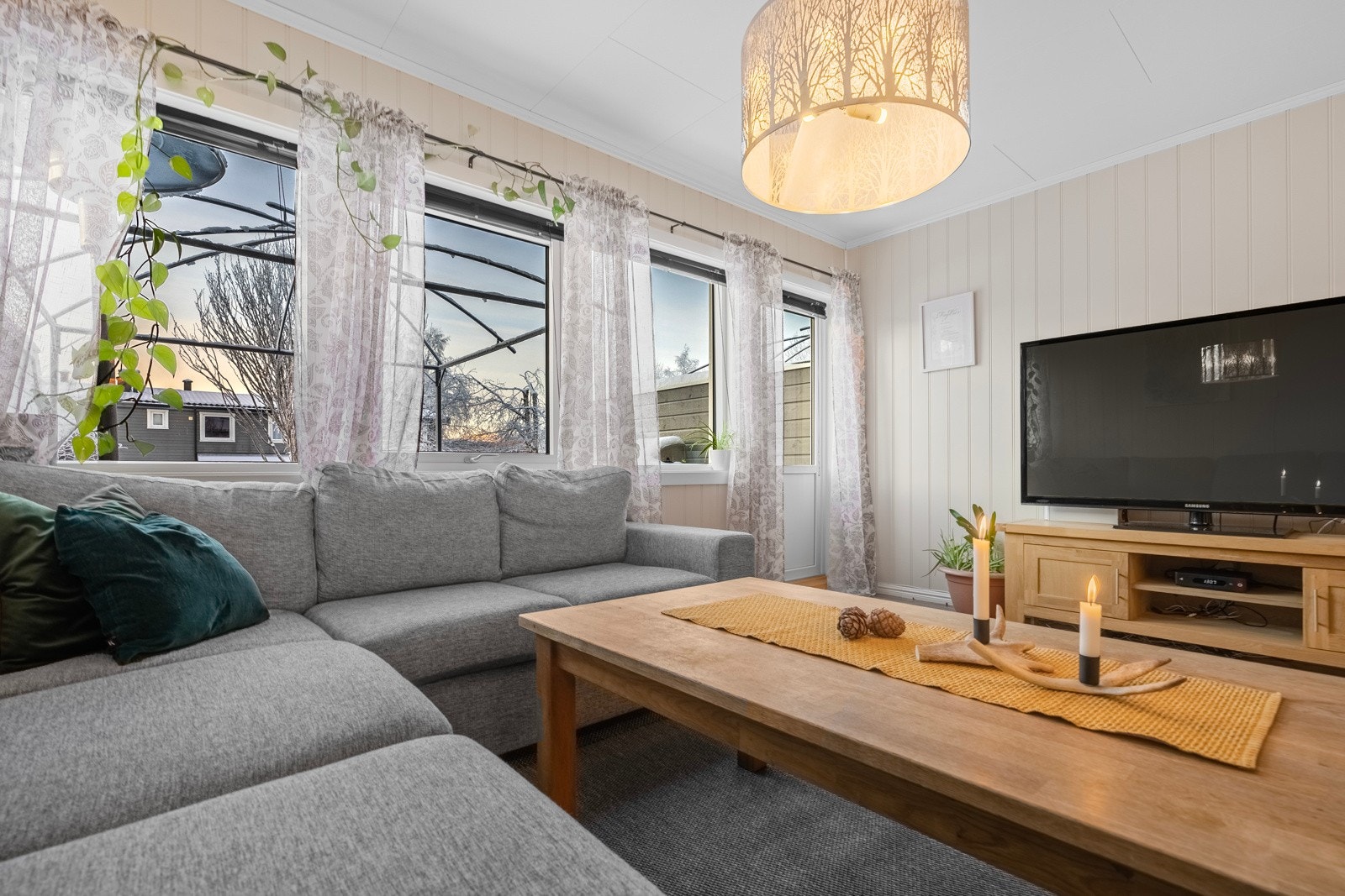 Stuen er også enkel å innrede etter eget behov. Galleribilde