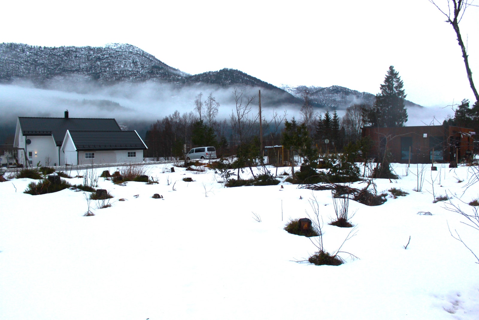 Tomt B med utsikt i retning nordaust Galleribilde