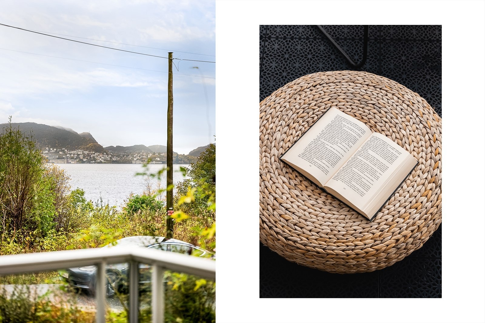 - Fra balkongen har du en flott utsikt over byfjorden og over til Askøy - Galleribilde