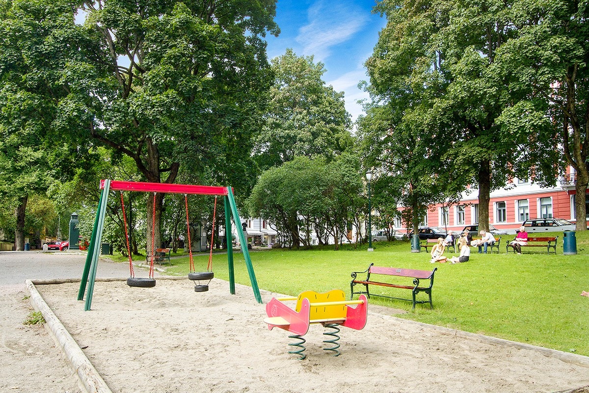 Vestkanttorget like ved Galleribilde