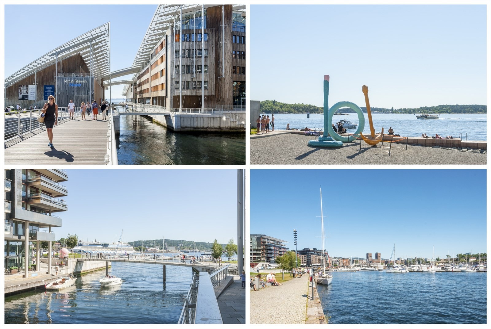 Kort vei til Aker Brygge / Tjuvholmen Galleribilde