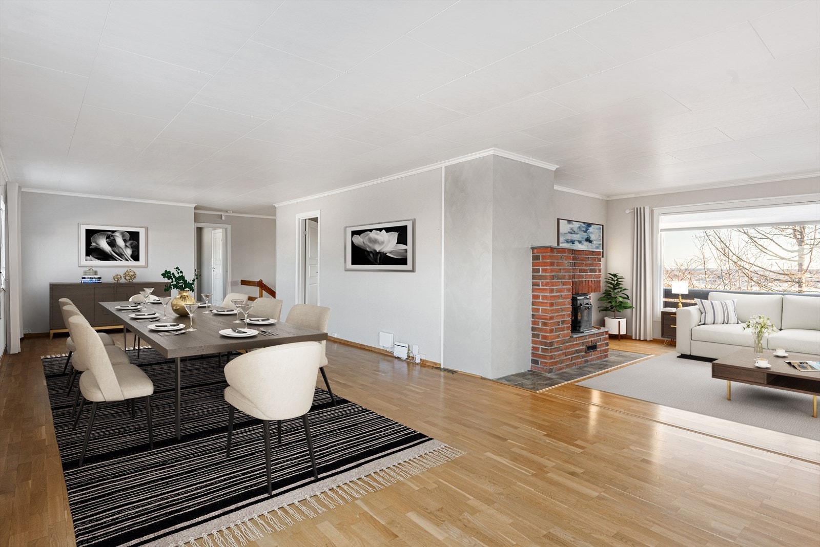 Parkett på gulvet Galleribilde
