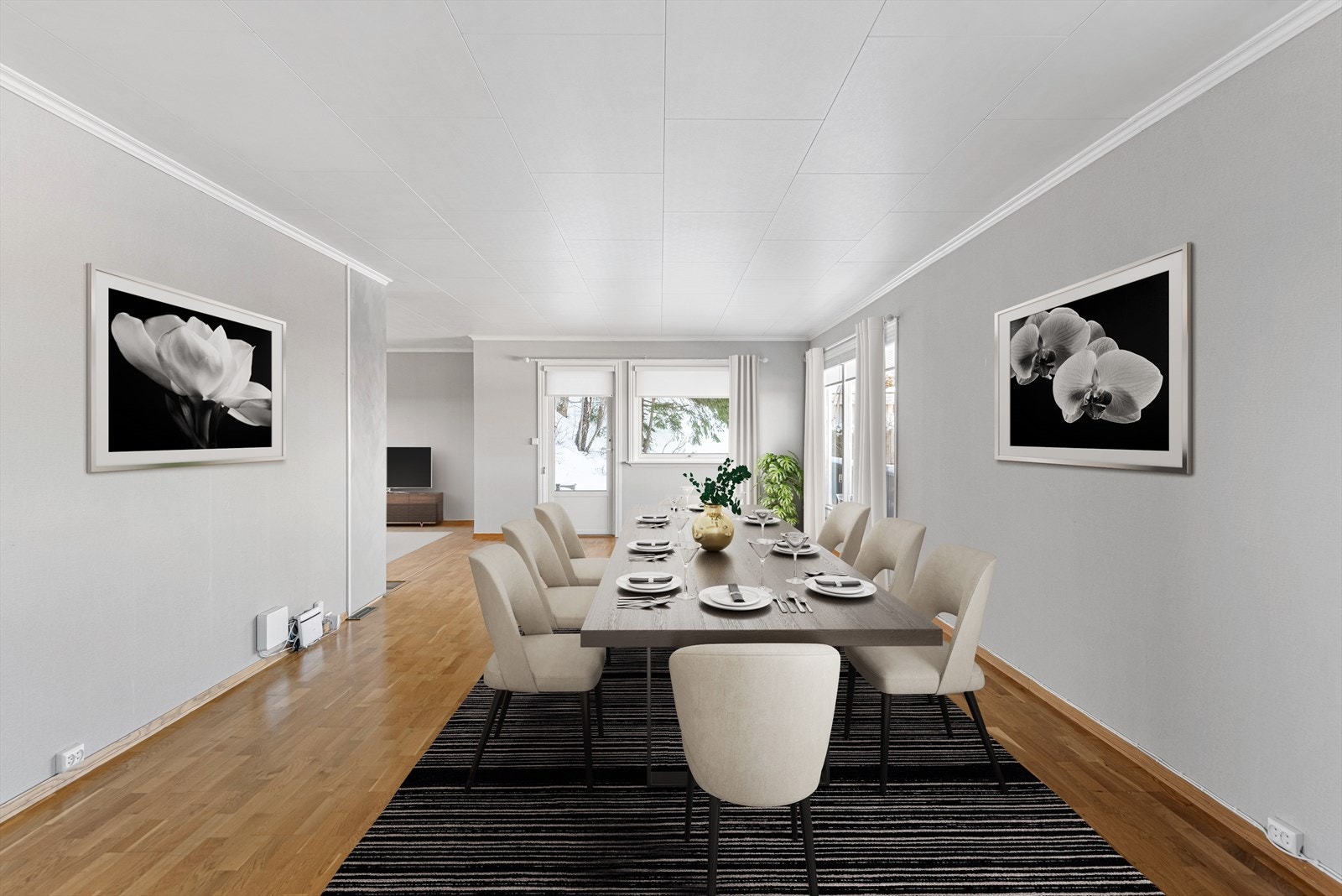 Plass for mange gjester Galleribilde