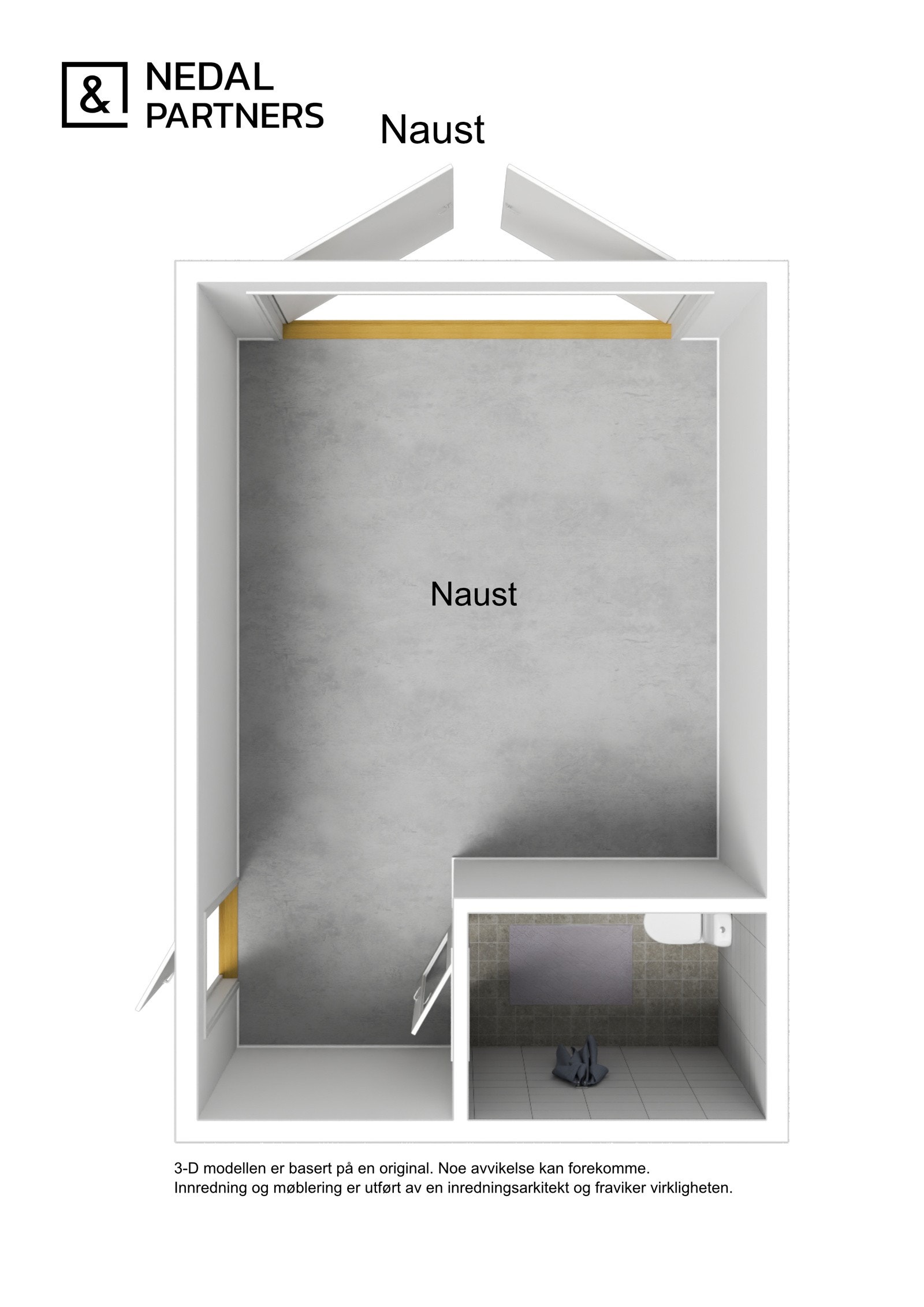 Planløsning naust Galleribilde