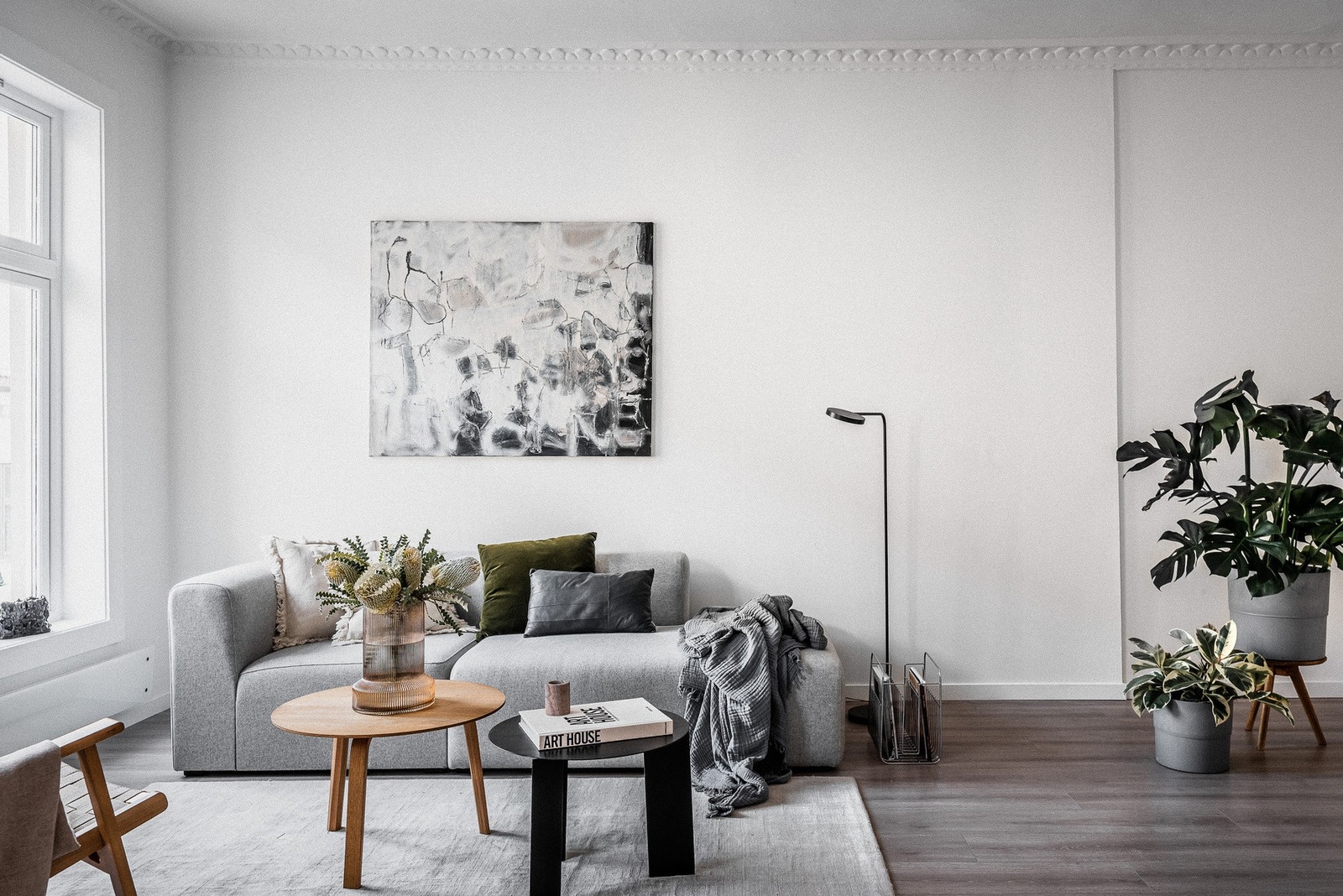 Leiligheten har en lun atmosfære. Galleribilde