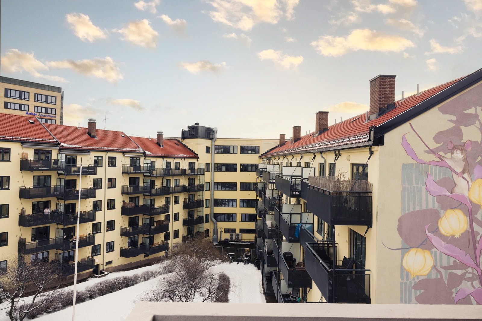 Hyggelig utsyn over fellesområdet. Galleribilde