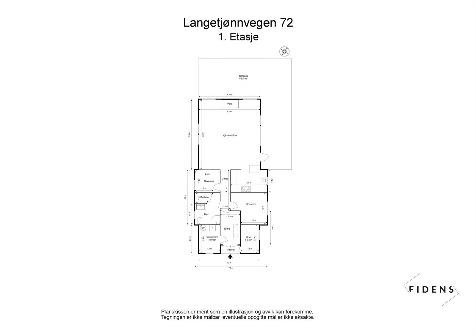 Langetjønnvegen 72 1. Etasje Galleribilde