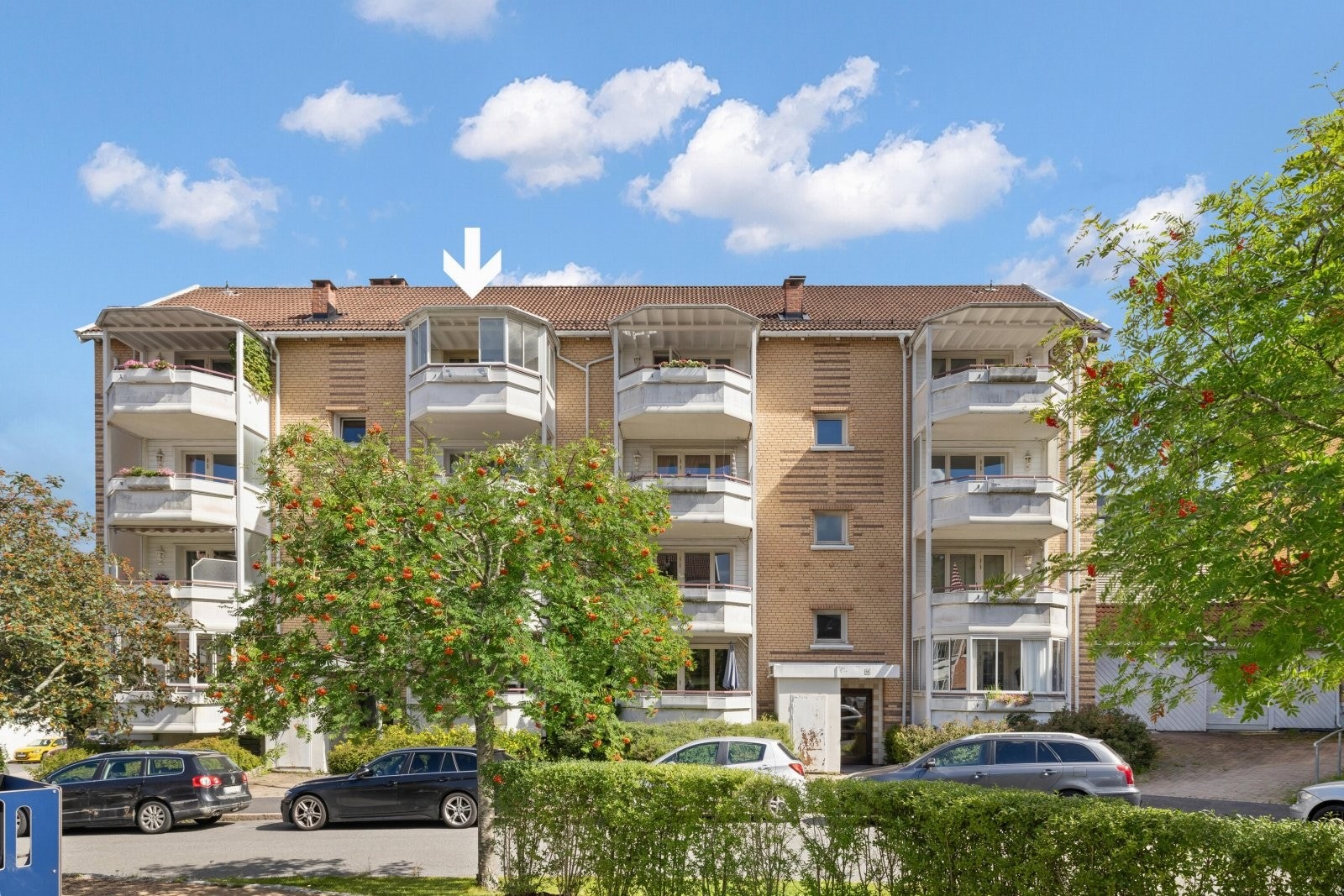 Leiligheten har en flott intern beliggenhet. Galleribilde