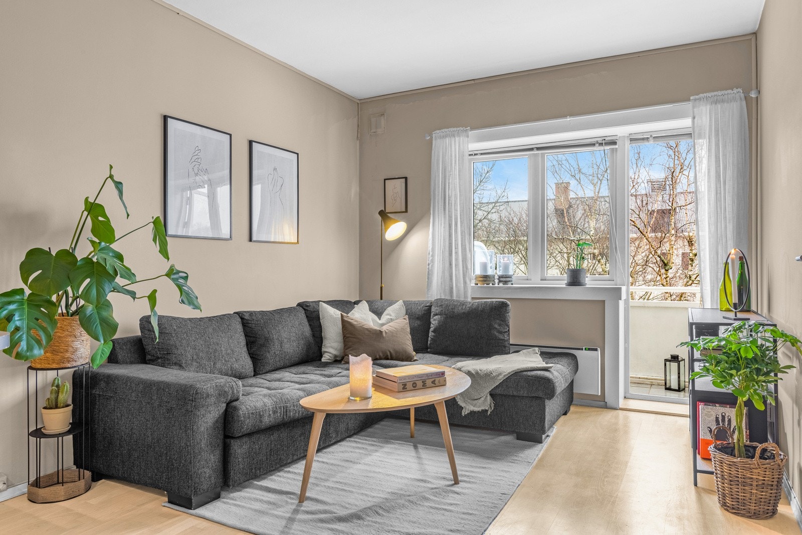 Leiligheten er en 2-roms på 29kvm. + 3kvm. balkong og tilgang til to eksterne boder. Galleribilde