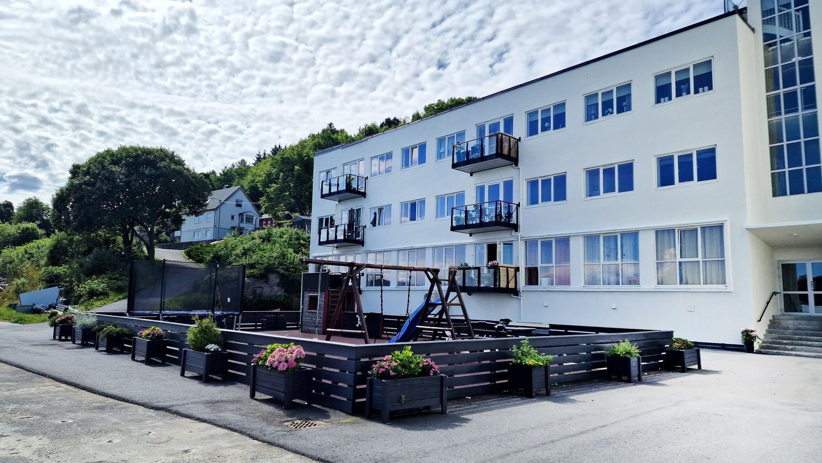 Tilrettelagt lekeområde for barna. Galleribilde