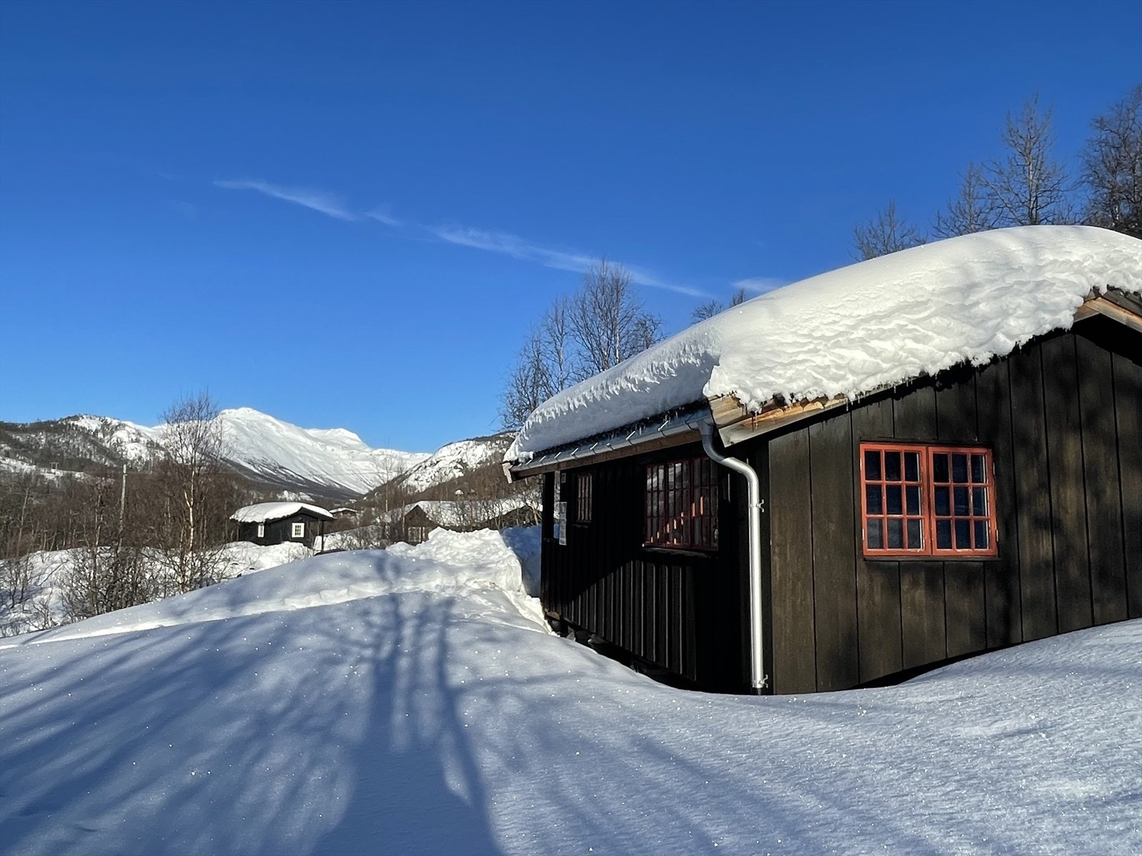 Flott platå og terrasse med utsikt Galleribilde