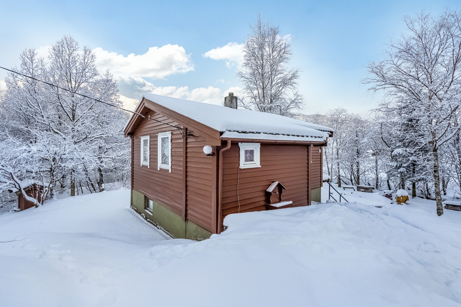 Oppsida av hytta Galleribilde