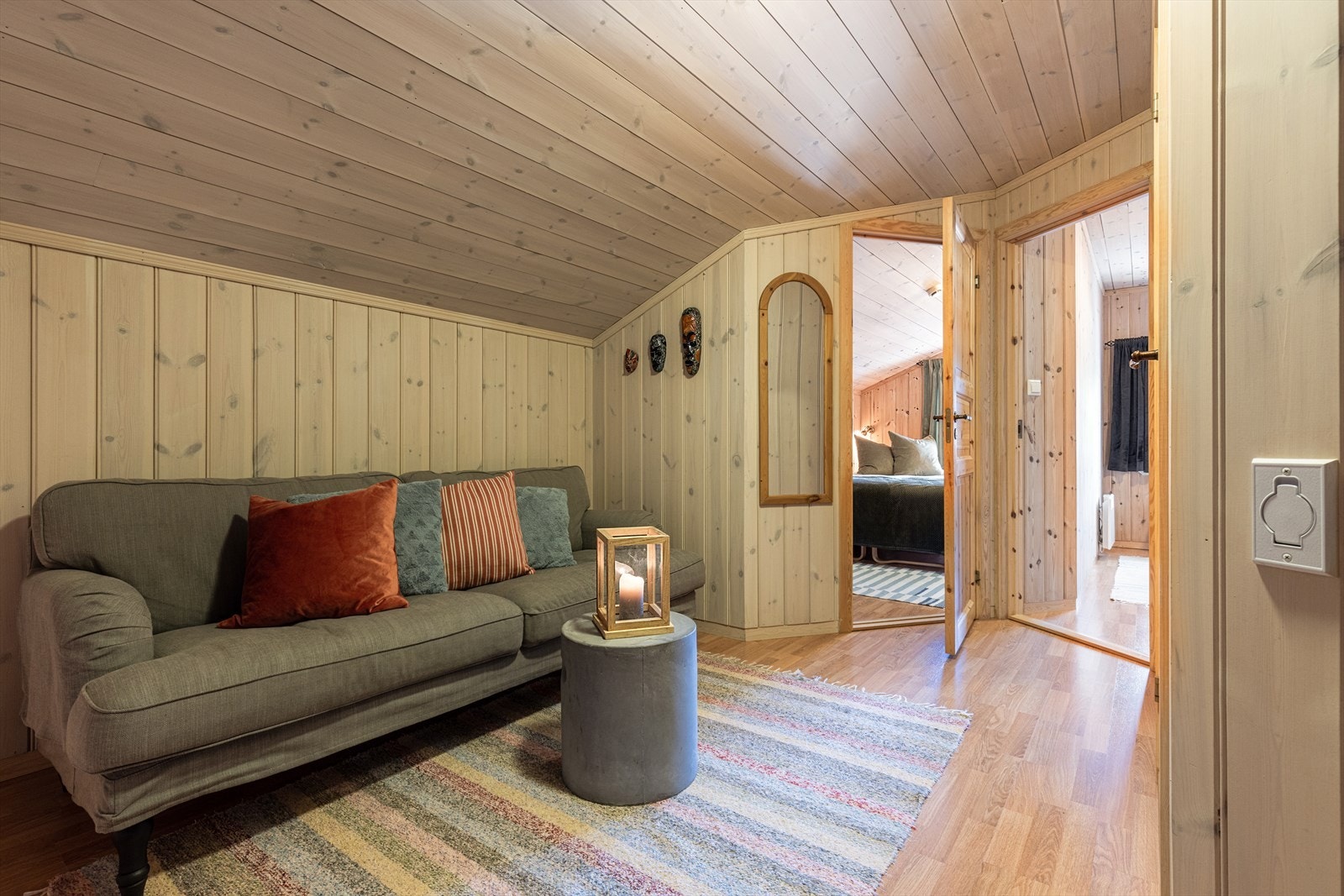 Loftstue i toppetasjen. Galleribilde