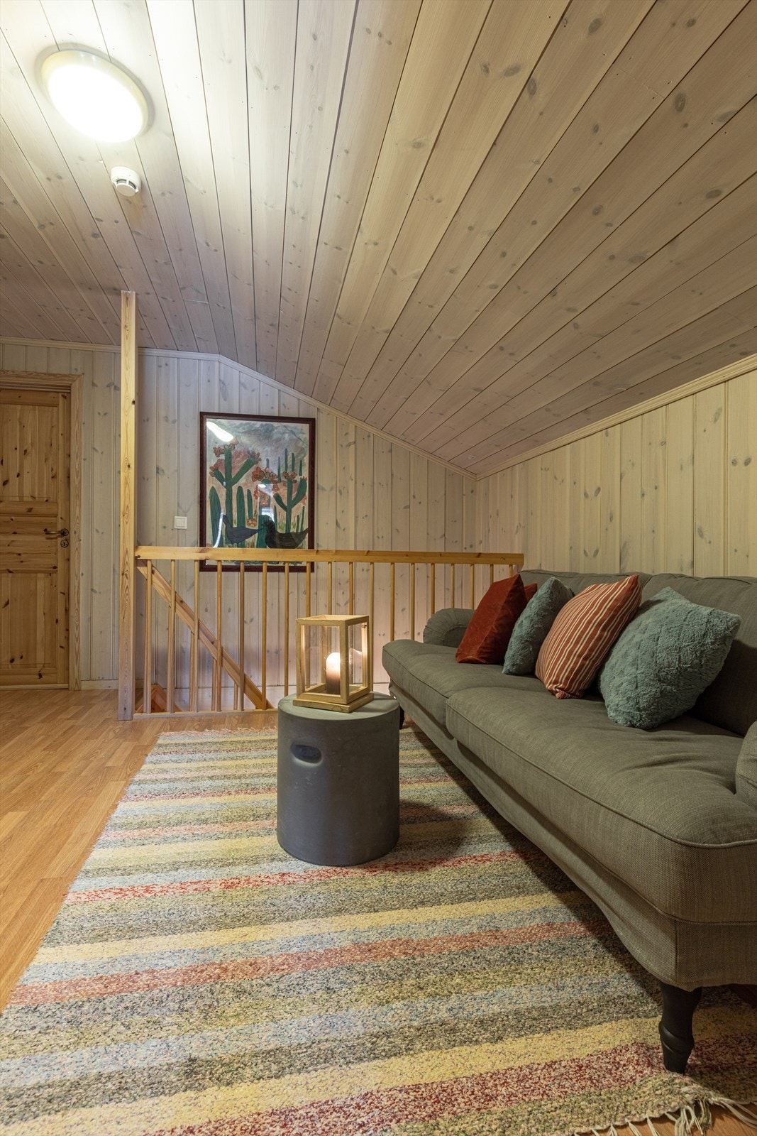 Loftstue i toppetasje. Galleribilde