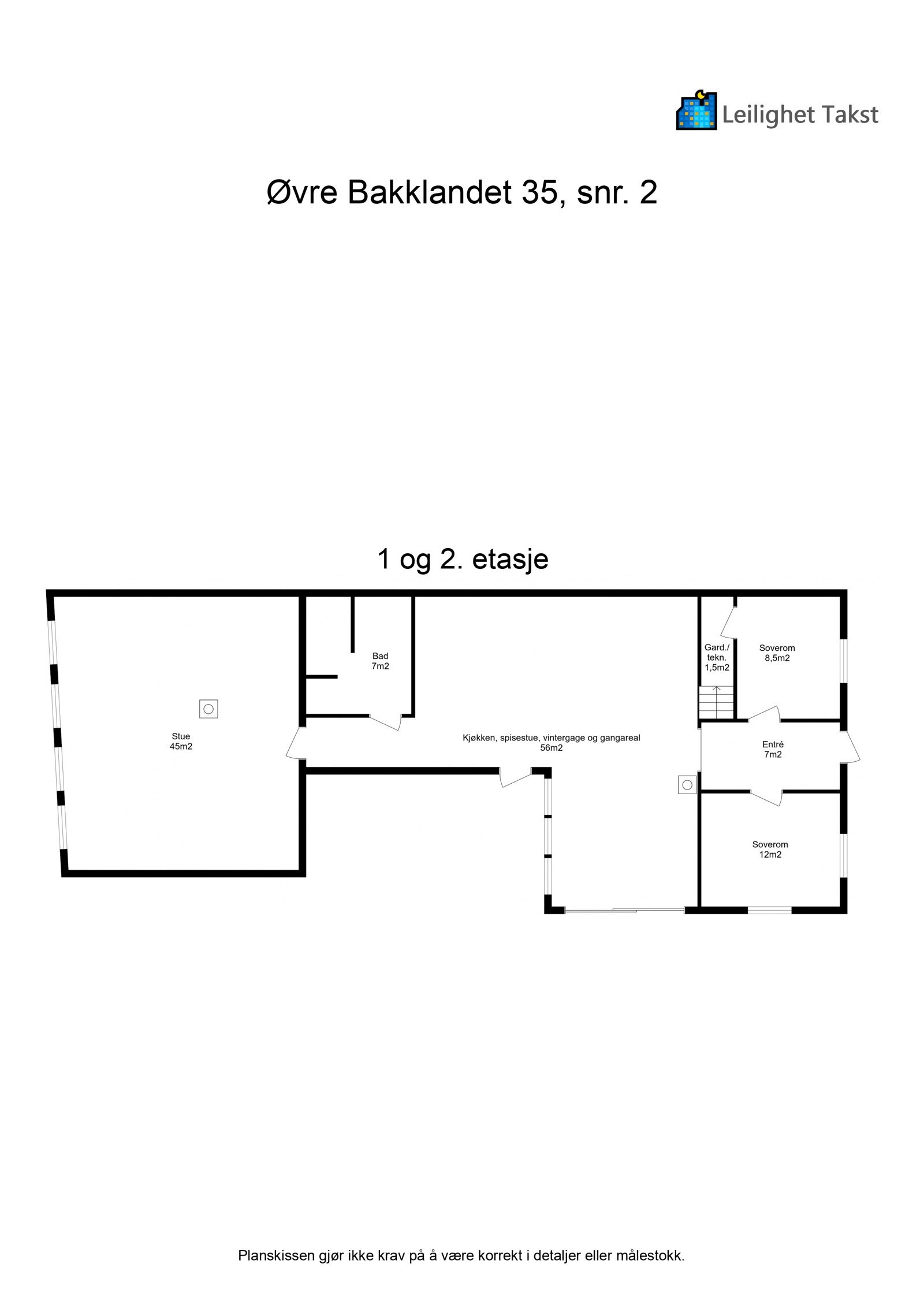 Planskisse Galleribilde