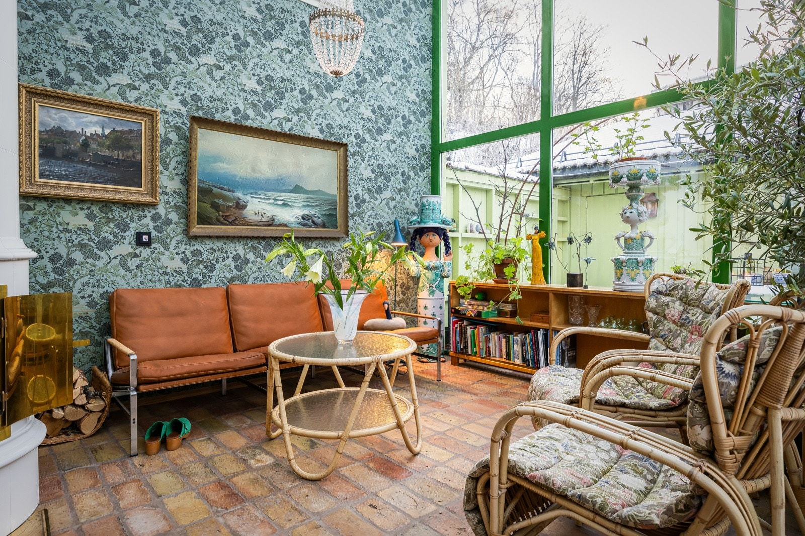 Tapet fra Svensk tenn og Sanderson Galleribilde