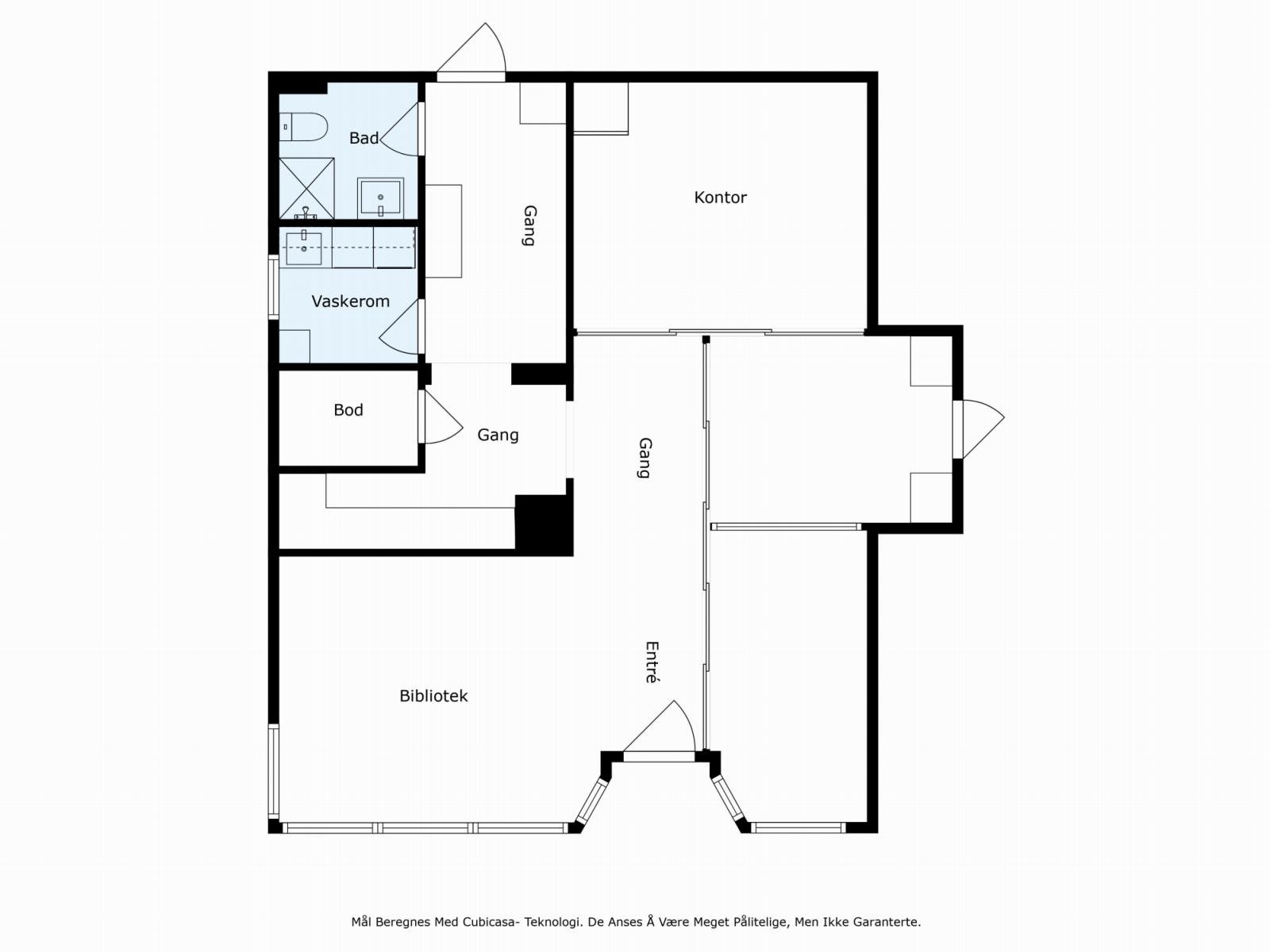 Kontor 1. etasje Galleribilde