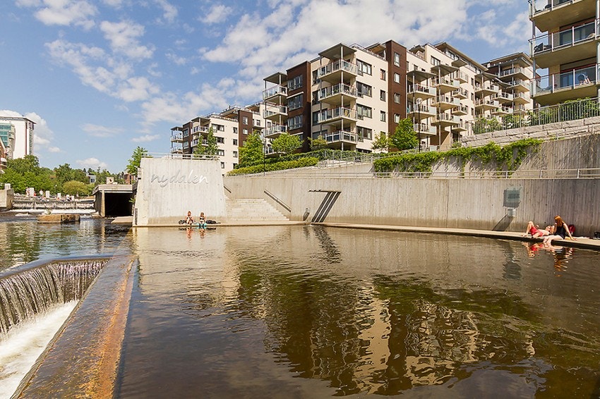 Badeplassen på Nydalen Galleribilde